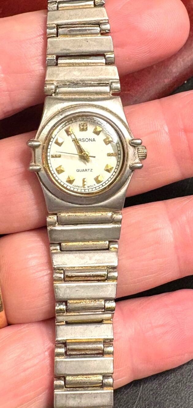 Women's 25mm SilverTone Persona Quartz Watch